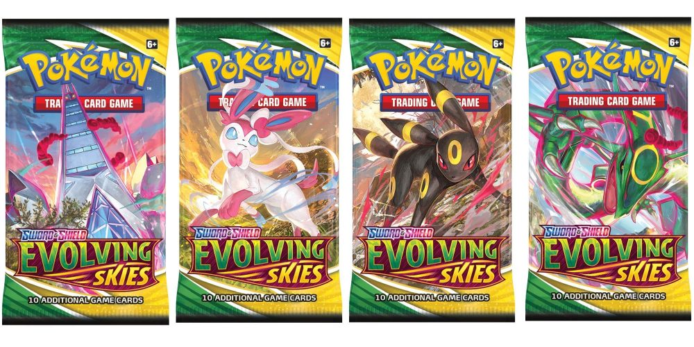 A Plus Collectibles  Sword & Shield - Evolving Skies Booster Box - A Plus  Collectibles
