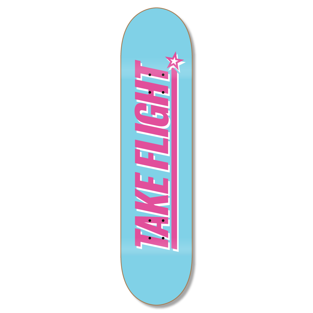 Take Flight Skateboard - Ocean Drive by A Plus Collectibles