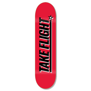 Take Flight Skateboard - Bulls Blood by A Plus Collectibles